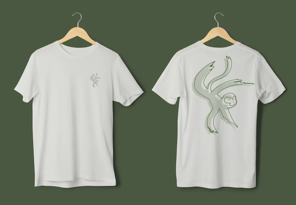 Graphic tee: green
