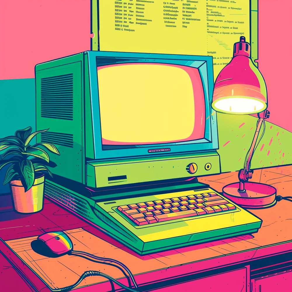 Retro creative workstation